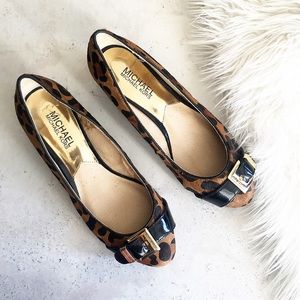 Michael kors leopard  flats